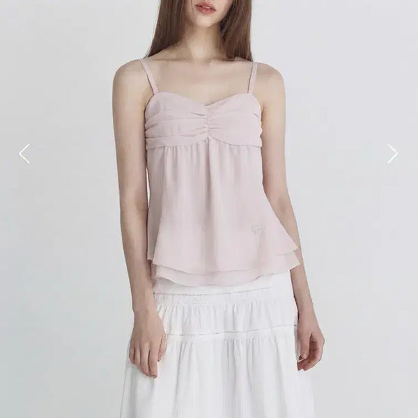 [BUNJANG] Not Your Rose Fairy Chiffon Top Pink / (새상품) 낫유어로즈 페어리 쉬폰 탑 핑크