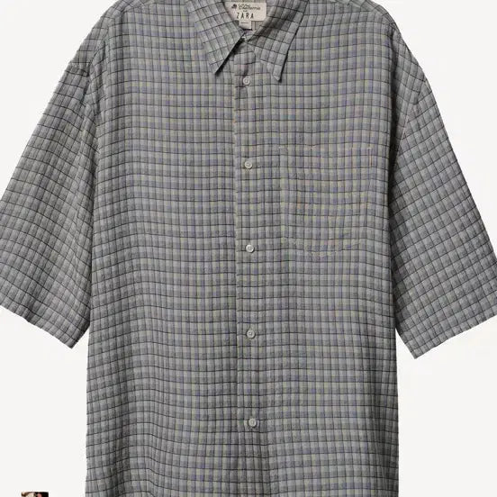 [BUNJANG] ZARA Willy Chavarria Checkered Shirt / 자라 윌리 차바리아 체크 셔츠