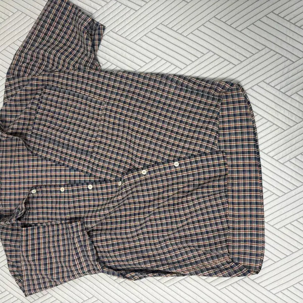 [BUNJANG] Checkered Short Sleeve Shirt / 체크 패턴 반팔 셔츠