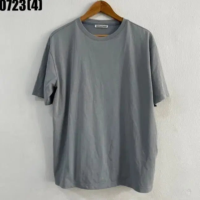 [BUNJANG] In Silence Gray Logo T-Shirt Size M (Model 0723) / 인사일런스 반팔 티셔츠 M 0723