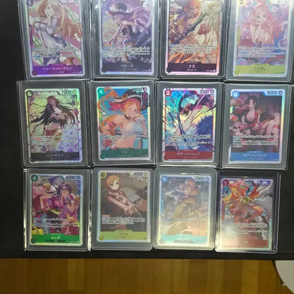 [BUNJANG] One Piece Card Game Korean Edition - 12 Female Character Cards Bundle Set / 원피스 카드 일판  SR 12장 여케 일괄