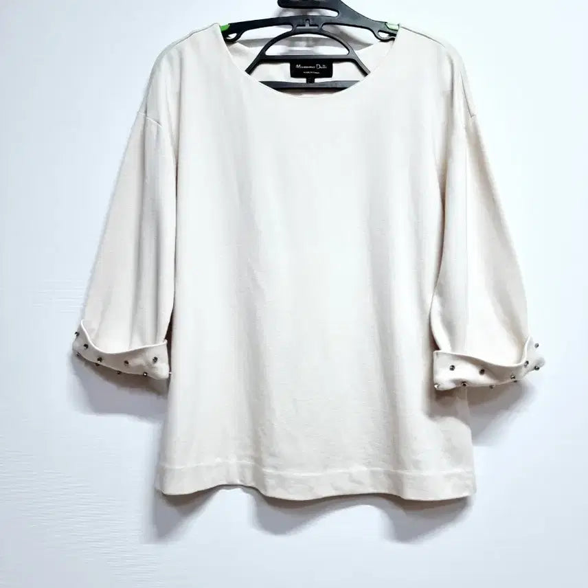 [BUNJANG] Massimo Dutti Women's Beige T-Shirt Size 66 / 마시모두띠 여성   티셔츠 베이지66