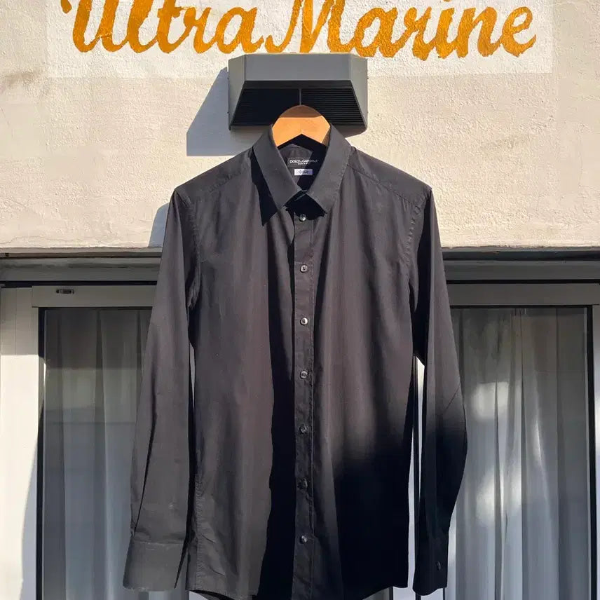 [BUNJANG] Dolce & Gabbana Gold Black Stretch Dress Shirt (Size 16/41, Made in Italy) / 돌체앤가바나 골드 블랙 스트레치 셔츠 (사이즈 16/41) (이탈리아제)