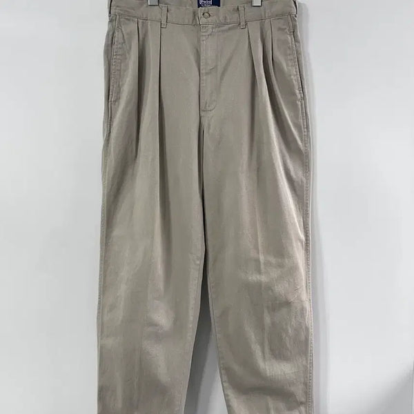 [BUNJANG] Polo Ralph Lauren 90s Twotone Chino Pants / 90s 폴로 투턱 치노 팬츠 (vap.92)
