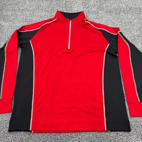 [BUNJANG] FootJoy Golf Wear Men's Half-Zip T-Shirt / [정품/L] 풋조이 골프웨어 남성 반집업 티셔츠