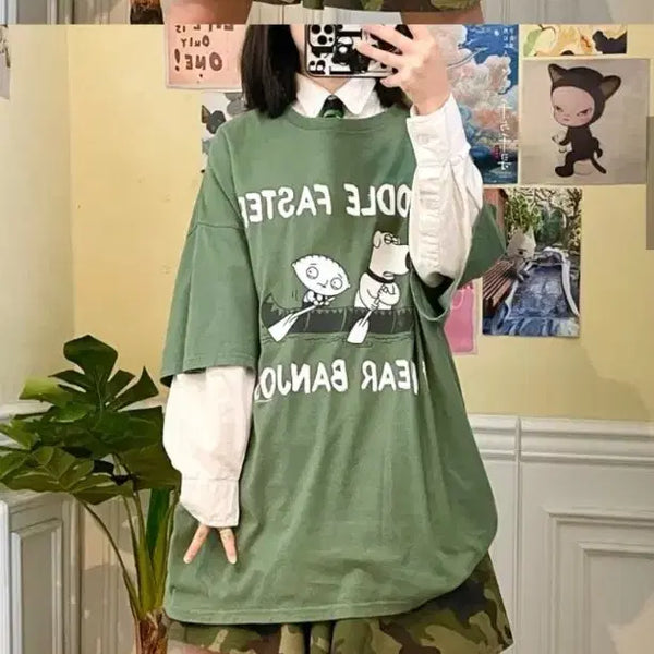 [BUNJANG] Vintage Mori Girl Style Button-Up Shirt Blouse / 빈티지 모리걸 셔츠 블라우스