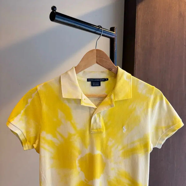 [BUNJANG] Polo Ralph Lauren Tie-Dye Short Sleeve Polo Shirt / 17571 - 폴로 랄프로렌 타이다이 반팔 카라티