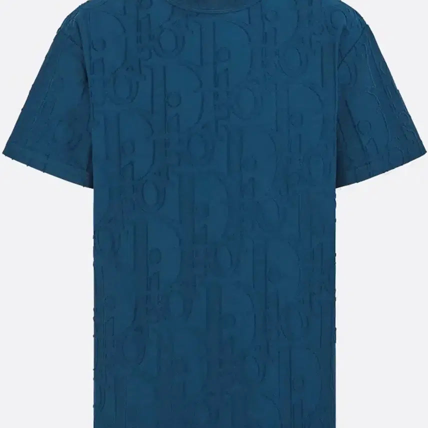 [BUNJANG] Dior Hallmark Oblique T-Shirt Deep Blue Size S / 디올 홀마크 오블리크 반팔티셔츠 딥블루 S