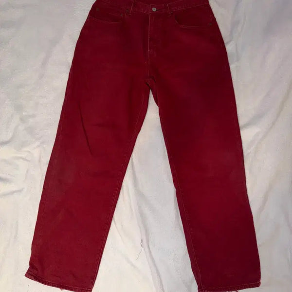 [BUNJANG] Thisisneverthat Regular Jeans Red / [디스이즈네버댓] 레귤러 진 레드