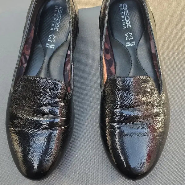 [BUNJANG] Geox Enamel Women's Loafers Size 36 / 제옥스 에나멜 여성 로퍼36