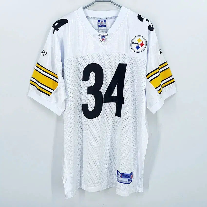 [BUNJANG] Reebok Men's Summer Football Jersey White (HU46111) / 리복 남성 여름 미식축구 반팔유니폼 화이트54 (HU46111)