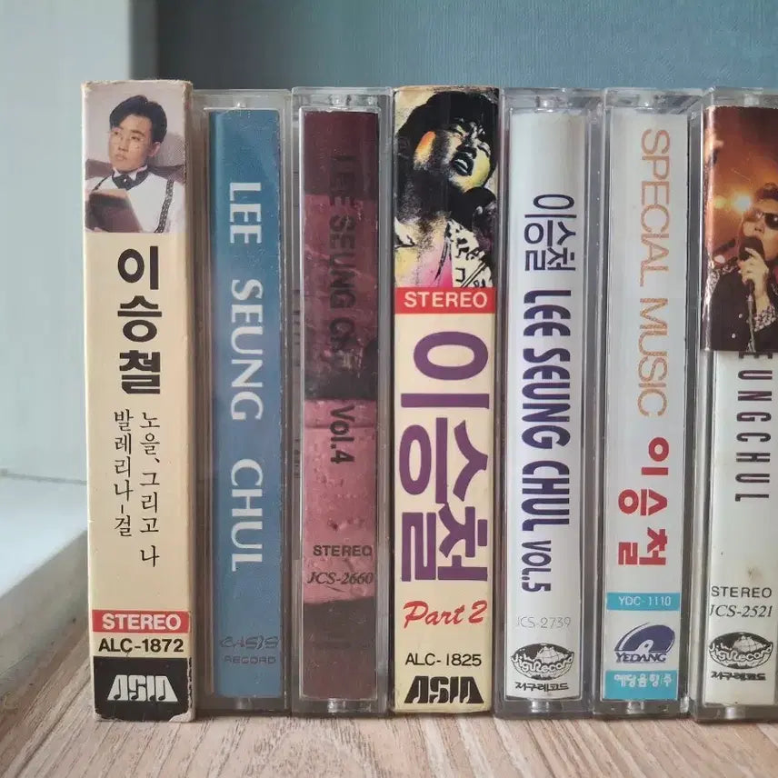 [BUNJANG] Lee Seung Chul Cassette Tape 7-Set / 이승철 카세트 테이프 7종 세트