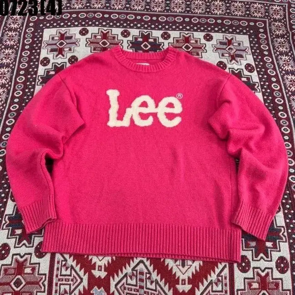 [BUNJANG] Lee Long Sleeve Knit Pink Size S / Lee 리 긴팔 니트 핑크 S 0723