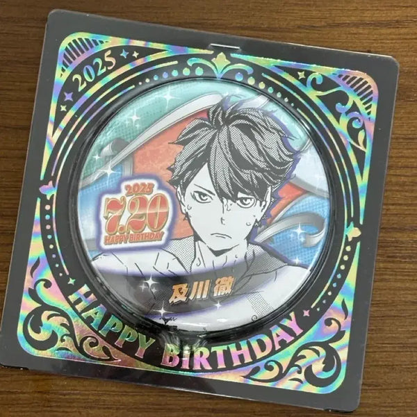 [BUNJANG] Haikyuu!! Oikawa 2025 Birthday Can Badge / 하이큐 오이카와 2025 생일 캔뱃지