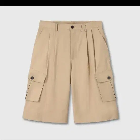 [BUNJANG] Riddle Bermuda Pants Beige / 리들 버뮤다 팬츠