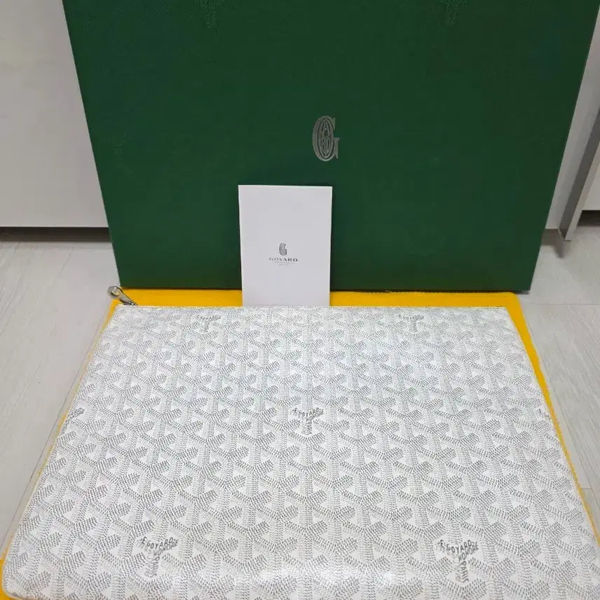[BUNJANG] Goyard Saint-Sulpice GM Clutch White / 풀박스// 고야드 세나클러치 GM
