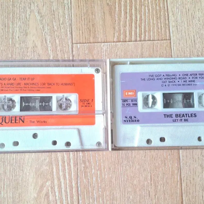 [BUNJANG] Queen The Works / The Beatles Let It Be Cassette Tape Bundle / 퀸 queen The Works / 비틀즈 beetles Let It Be 카세트 테이프