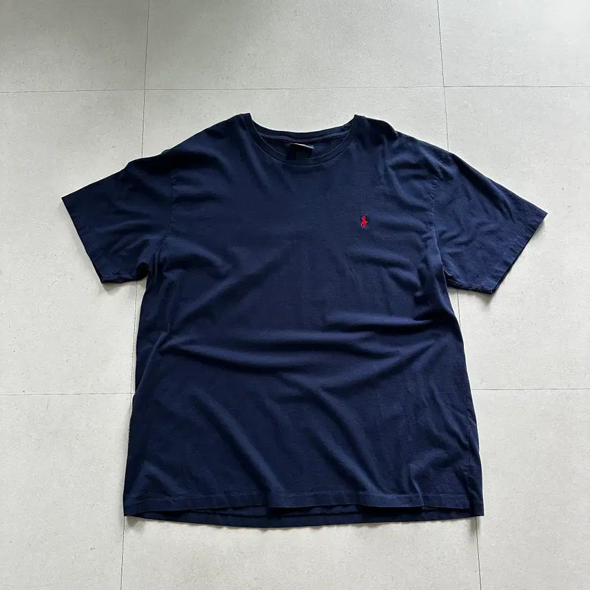 [BUNJANG] Polo Ralph Lauren 90s Peruvian Cotton Short Sleeve T-Shirt XL / [폴로] 90s 페루산 시그니처 반팔티 XL