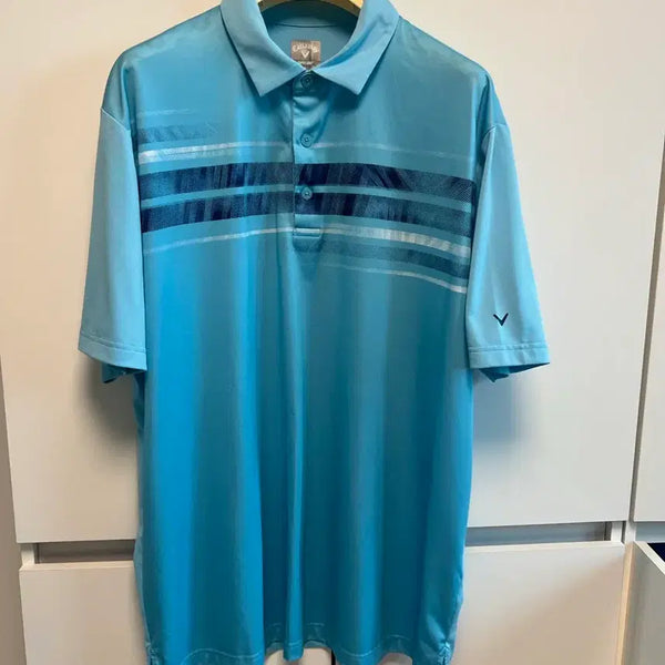 [BUNJANG] Callaway Sky Golf Polo Shirt / 캘러웨이 정품 하늘 골프 카라티