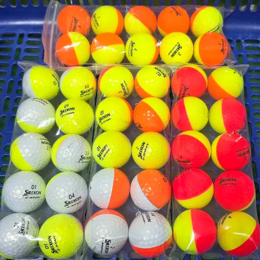[BUNJANG] Srixon Divide Golf Balls (A-Grade, 40 pcs) / 스릭슨 디바이드 40개(A-급)반반볼 로스트볼