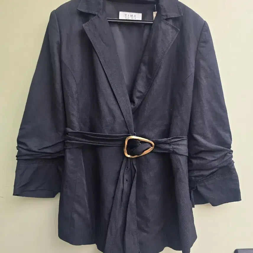 [BUNJANG] TIME Buckle Point Jacket Black / 타임 버클포인트 자켓