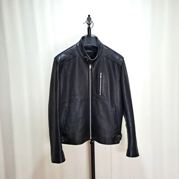 [BUNJANG] Dope Jason China Collar Cowhide Jacket L / (택포) 도프제이슨 차이나카라 카우하이드 자켓 L C214