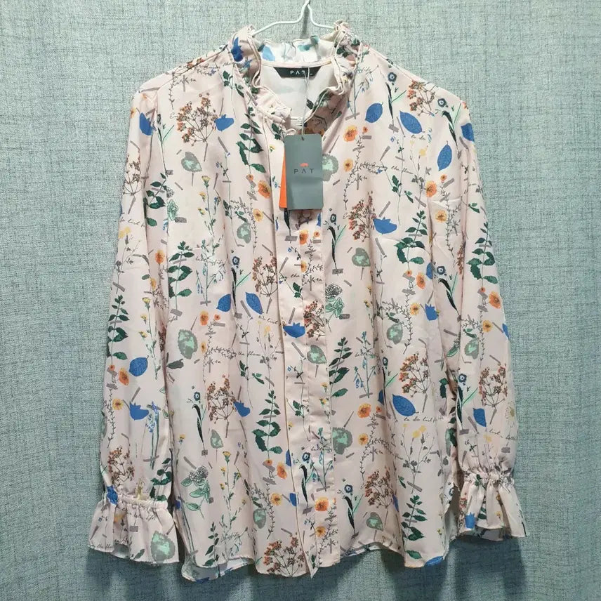 [BUNJANG] PAT Floral Pattern Blouse (New) / (새상품)피에이티 PAT 플로럴 패턴 블라우스 90