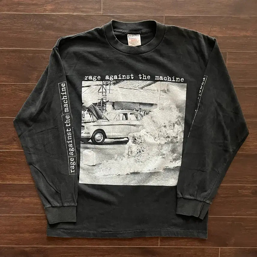 [BUNJANG] Rage Against the Machine Band Bootleg Long Sleeve T-Shirt XL / [XL] RATM 레이지어게인스트더머신 밴드 부트렉 롱슬리브