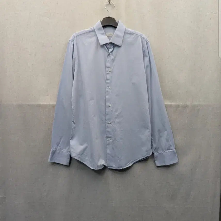 [BUNJANG] TIME Men's Light Blue Shirt / TIME 타임 남성 하늘색 셔츠340.
