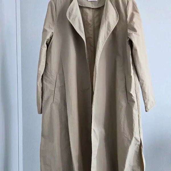 [BUNJANG] Beige Long Coat / 베이지색 롱 코트