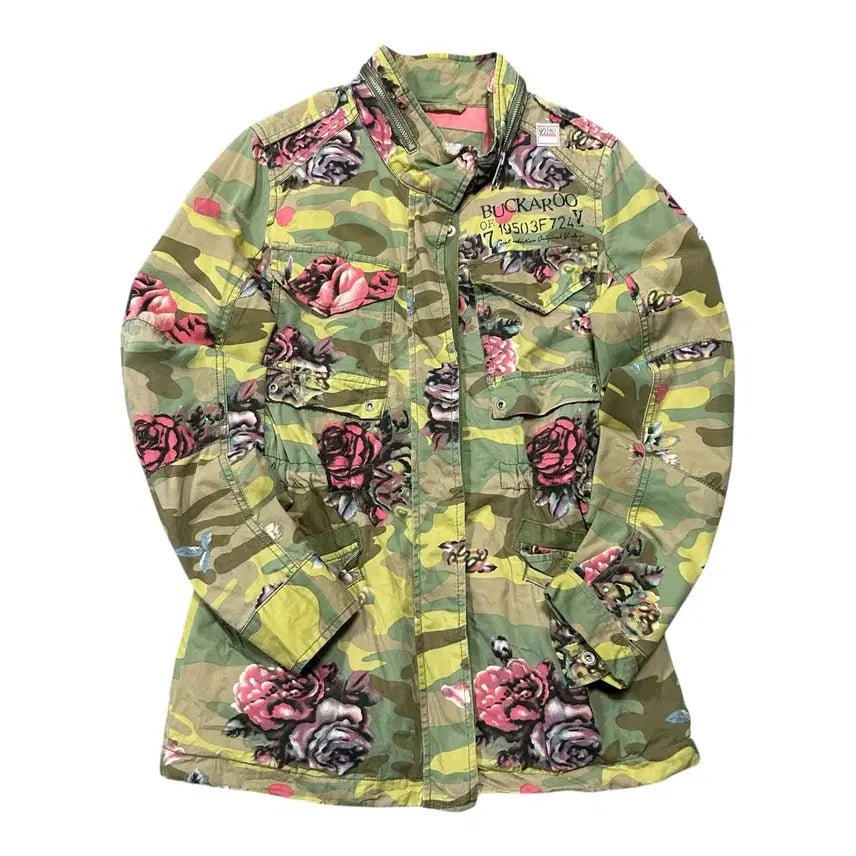 [BUNJANG] BUCKAROO Flower Camo Field Jacket / (바배) BUCKAROO 버커루 플라워 카모 야상 자켓