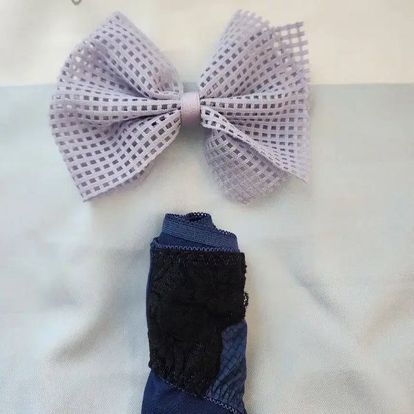 [BUNJANG] Navy Check Women's Panties / 네이비 체크 여성팬티 - 중고