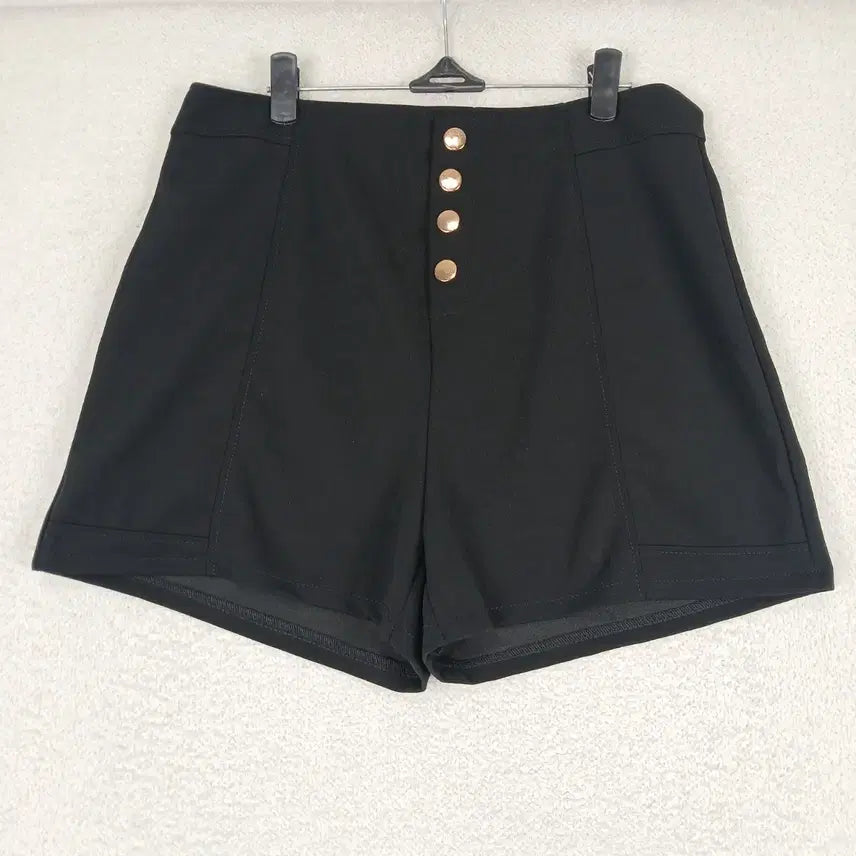 [BUNJANG] PEONIST Women's Black High-Waist Shorts / PEONIST 여성 블랙 하이웨스트 반바지(30)