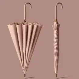 [BUNJANG] Umbrella Set (2 pieces) - Black + Indie Pink / 장우산 1+1 무료배송(새상품)
