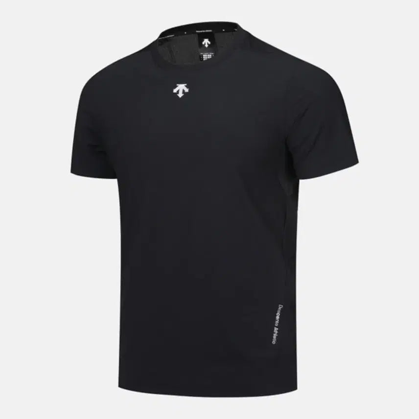[BUNJANG] Descente Ice Motion Cooling Tricot Short Sleeve T-Shirt Black 95 / 데쌍트 아이스모션 쿨링 트리코트 반팔 티셔츠 블랙 95 러닝 런닝 헬스
