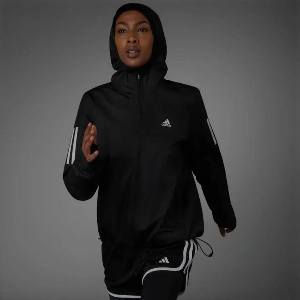 [BUNJANG] Adidas Own the Run Hoodie Running Windbreaker XS / 아디다스 여성 오운더런 후드 러닝 윈드브레이커 XS