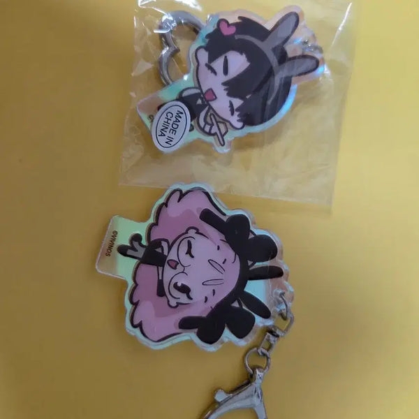 [BUNJANG] A'st A'st Bunny Step Mini Keyring / 에이스테 바니스테 미니키링