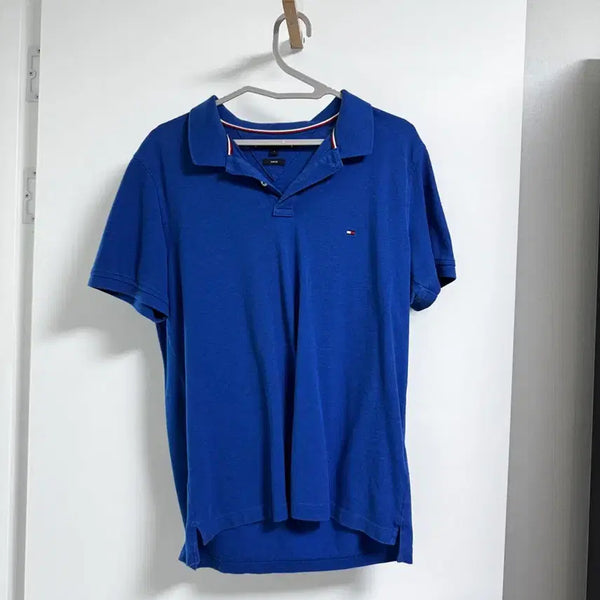 [BUNJANG] Tommy Hilfiger Slim Fit Short Sleeve Polo Shirt L / 타미힐피거 슬림핏 반팔 카라티 L 남자95정도
