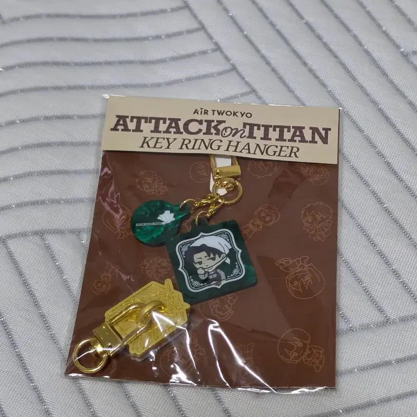 [BUNJANG] Attack on Titan Levi Air Twokyo Keyring Hanger (Kodansha Official, Sealed) / [미개봉] 진격의 거인 Air Twokyo 리바이 키링 행거 코단샤 정품
