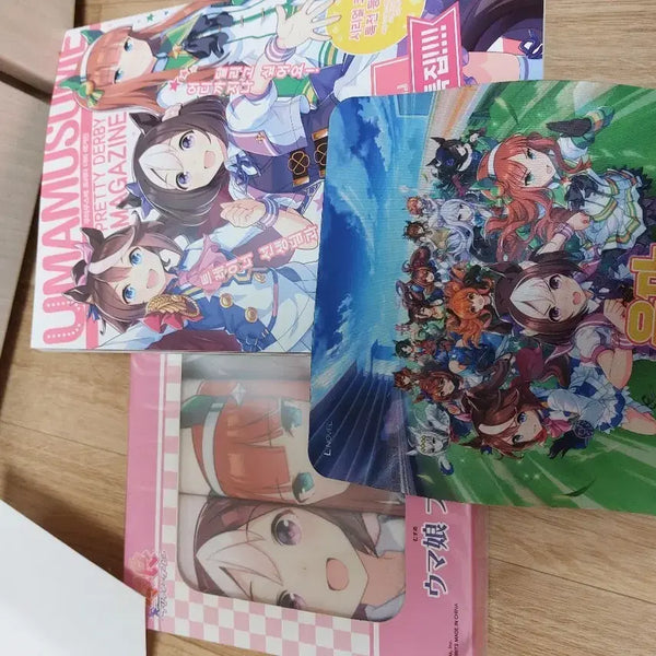 [BUNJANG] Uma Musume Towel and Magazine Bundle Set / 우마무스메 타올, 매거진 판매