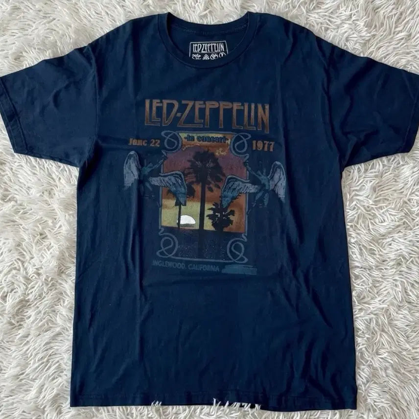 [BUNJANG] Redragon Englewood 1977 Concert Band T-Shirt / (시즌오프)레드제플린 잉글우드 반팔 밴드티