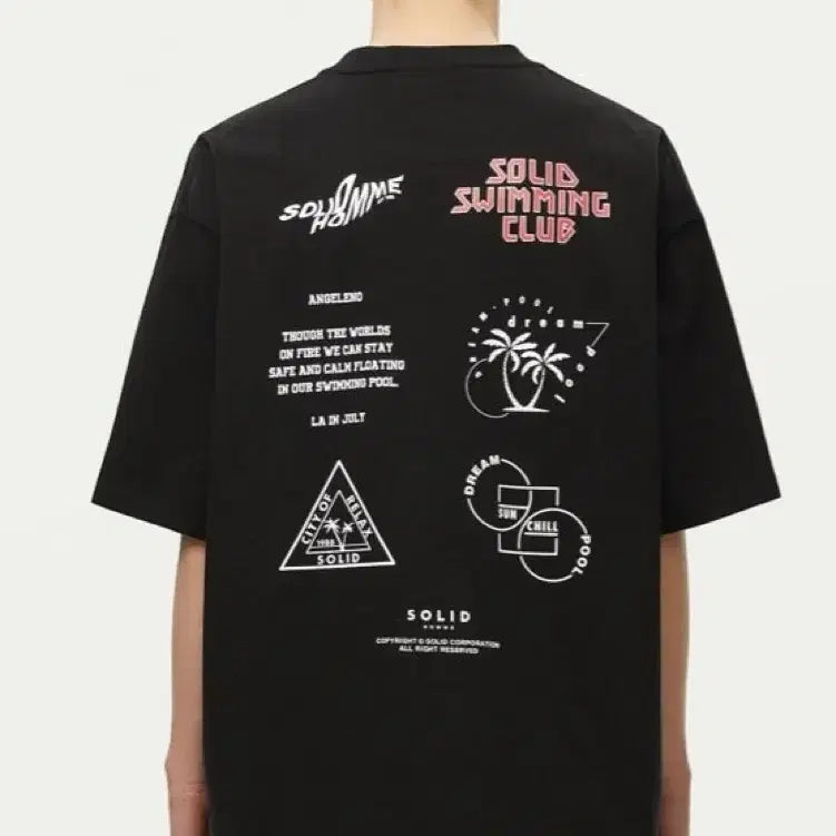 [BUNJANG] Solid Homme 22SS Black T-Shirt Size 48 / 솔리드옴므 SOLID HOMME 22SS 블랙 티셔츠 48