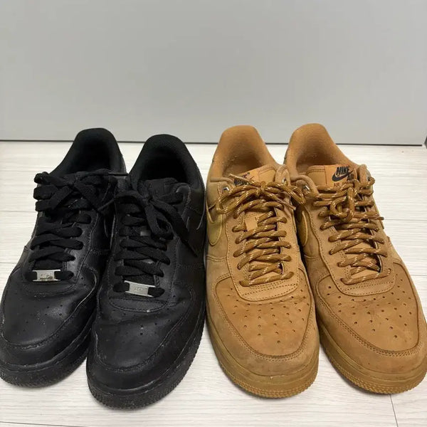 [BUNJANG] Nike Air Force 1 Low Black / Wheat / 나이키 에어포스1 검정 된장