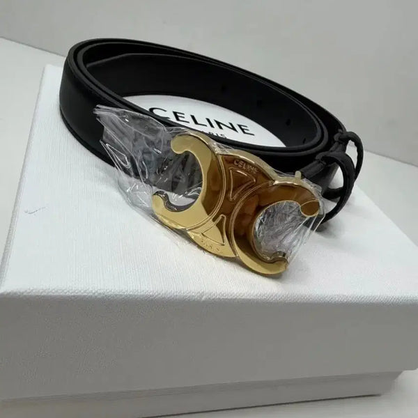 [BUNJANG] Celine Triomphe Belt Medium Black Gold / 트리옹프 벨트 미디움 90 판매