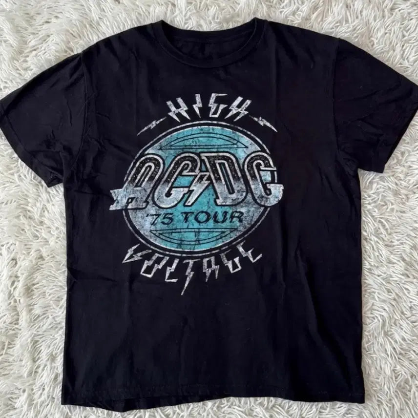 [BUNJANG] ACDC High Voltage 75 Tour T-Shirt / (시즌오프)ACDC High Voltage 75 Tour 반팔 티셔츠