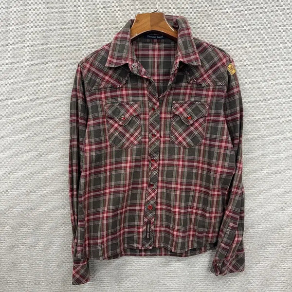 [BUNJANG] Thursday Island Check Shirt 95 / 써스데이아일랜드 체크 셔츠 95 D09593