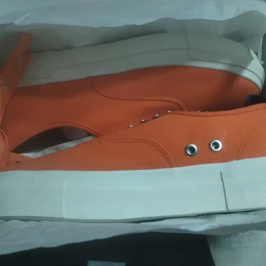 [BUNJANG] Etyes Mother Canvas Orange Sneakers / 이티스 마더 캔버스 오렌지