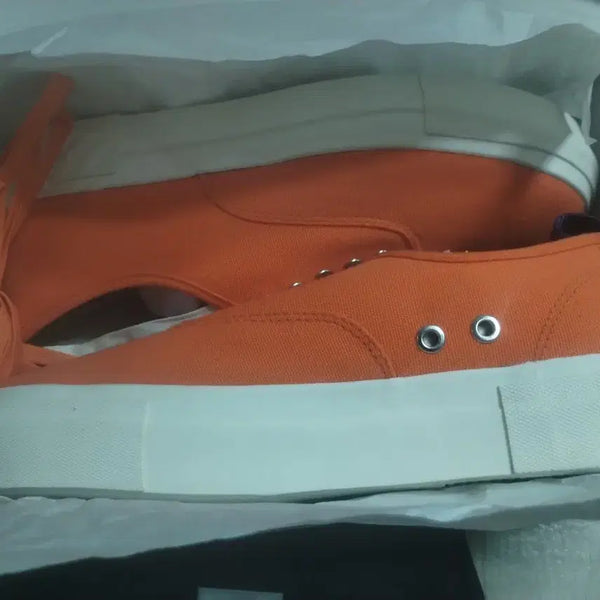 [BUNJANG] Etyes Mother Canvas Orange Sneakers / 이티스 마더 캔버스 오렌지