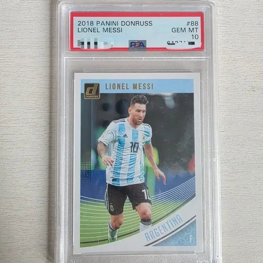 [BUNJANG] Lionel Messi 2018 Panini Donruss Card PSA 10 Argentina / 2018 파니니 돈러스  리오넬 메시 카드 PSA 10 아르헨티나
