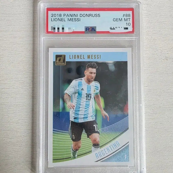 [BUNJANG] Lionel Messi 2018 Panini Donruss Card PSA 10 Argentina / 2018 파니니 돈러스  리오넬 메시 카드 PSA 10 아르헨티나